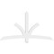 Ekena Millwork Davenport Architectural Grade PVC Gable Bracket, 72"W x 39"H x 2"D x 4"F, 13/12 Pitch GBP072X39X0204DAV00 - alternate 5